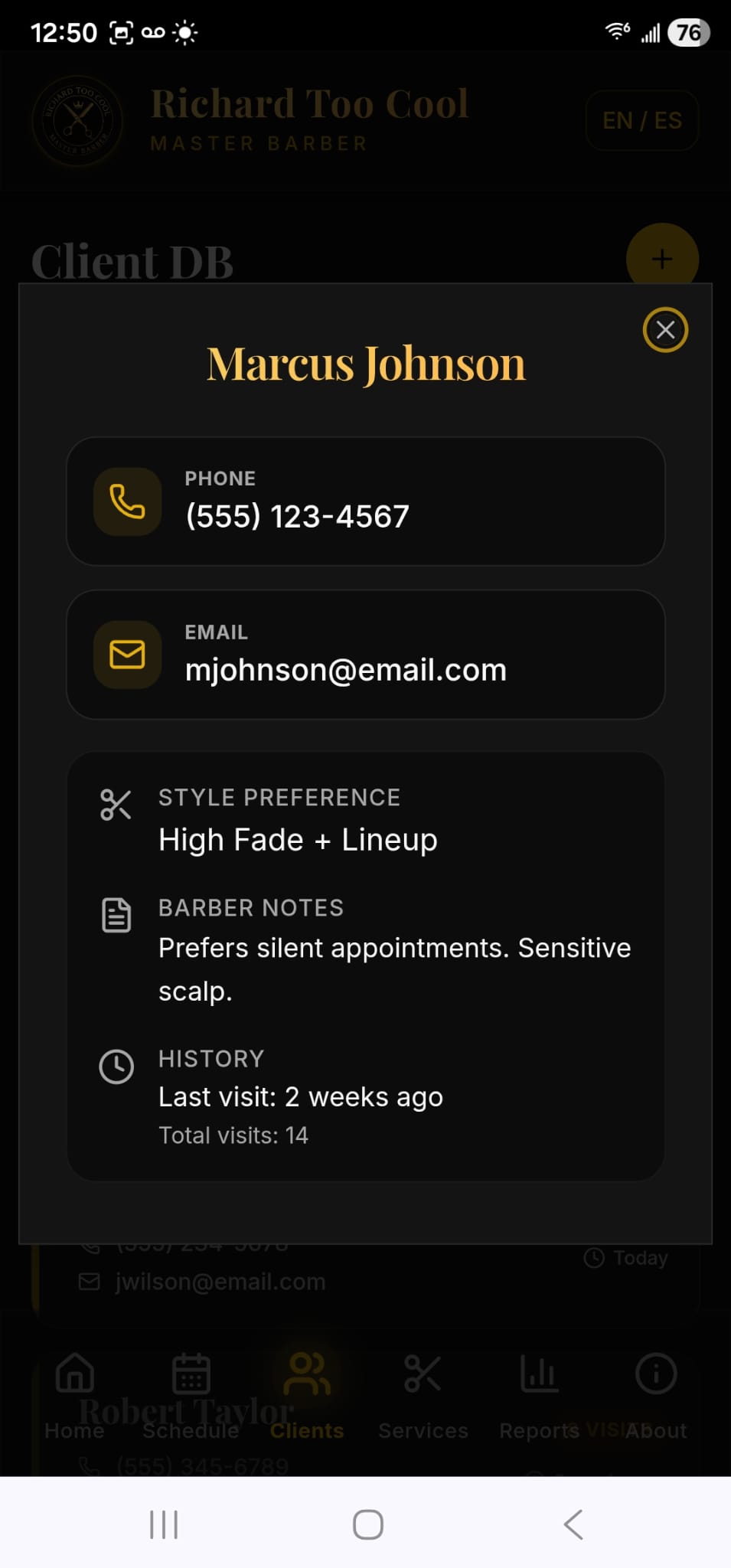Client profiles